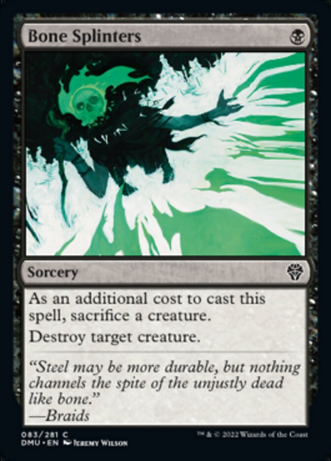 Bone Splinters [Dominaria United] [Foil]