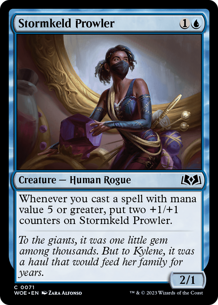 Stormkeld Prowler [Wilds of Eldraine] [Foil]