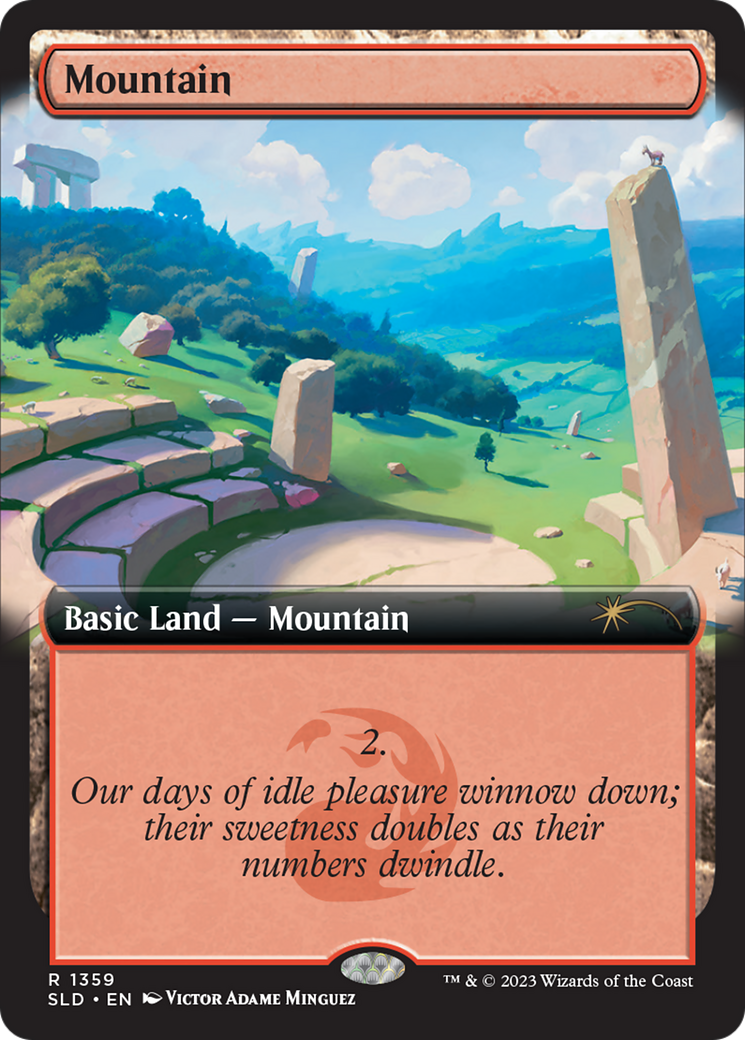 Mountain (1359) [Secret Lair Drop Series] [Foil]