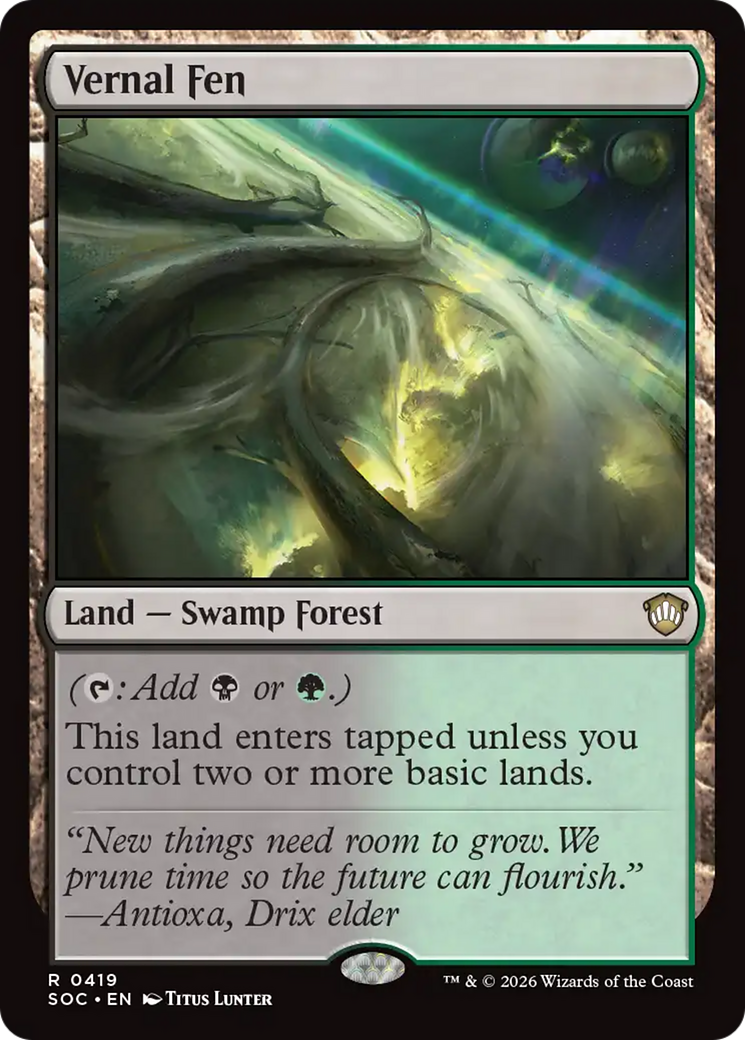 Vernal Fen [Secrets of Strixhaven Commander] [Foil]
