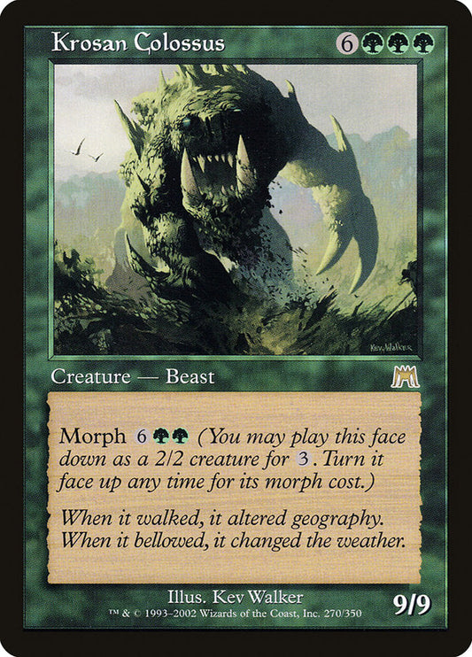 Krosan Colossus [Onslaught] [Foil]