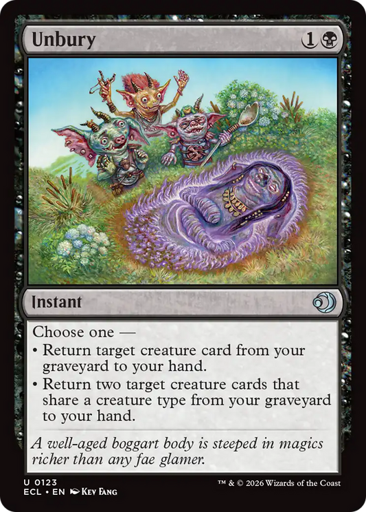 Unbury [Lorwyn Eclipsed] [Foil]