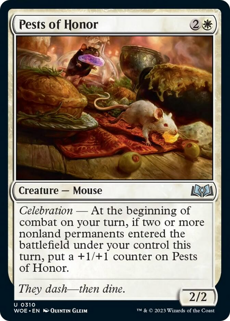 Pests of Honor [Wilds of Eldraine] [Foil]