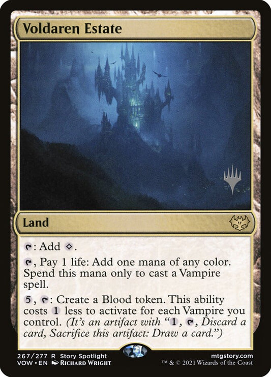 Voldaren Estate (Promo Pack) [Innistrad: Crimson Vow Promos] [Foil]