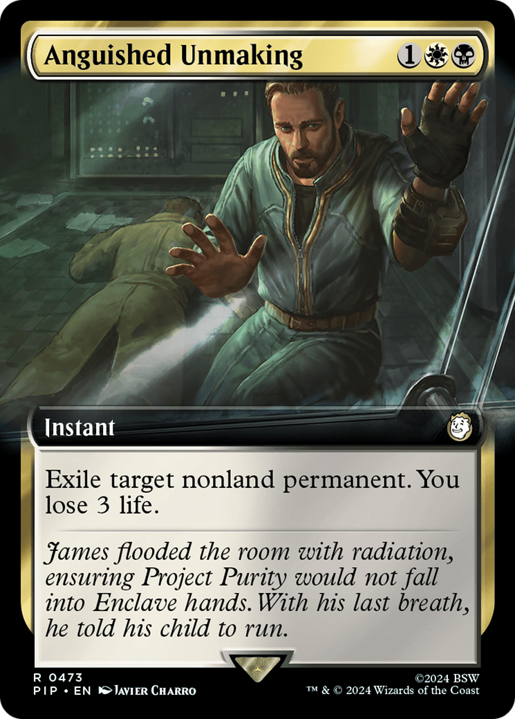 Anguished Unmaking (Extended Art) [Fallout] [Foil]