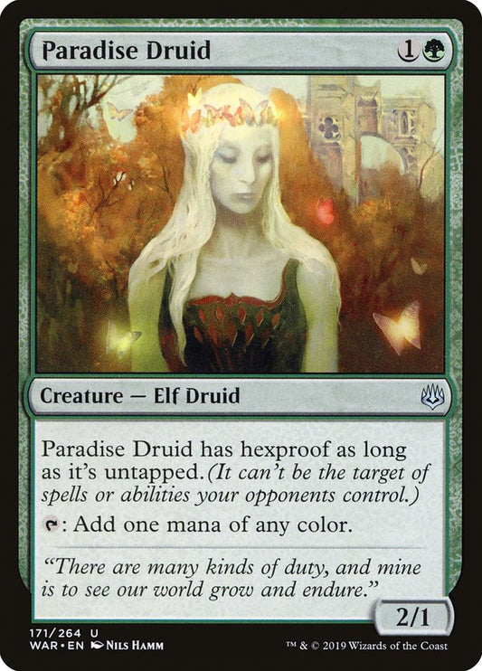 Paradise Druid [War of the Spark] [Foil]