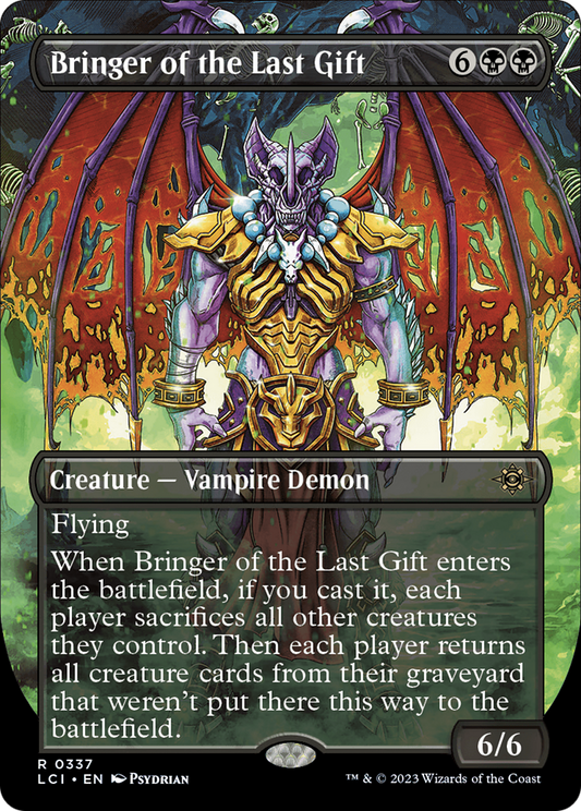 Bringer of the Last Gift (Borderless) [The Lost Caverns of Ixalan] [Foil]