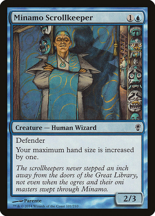 Minamo Scrollkeeper [Conspiracy] [Foil]