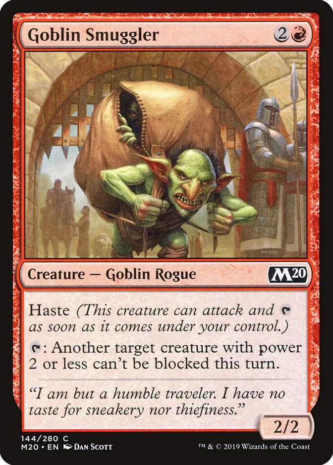 Goblin Smuggler [Core Set 2020] [Foil]