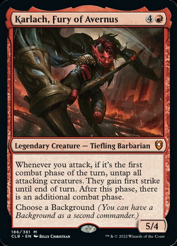 Karlach, Fury of Avernus [Commander Legends: Battle for Baldur's Gate] [Foil]