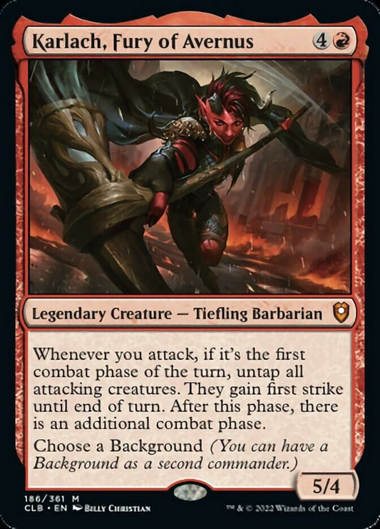 Karlach, Fury of Avernus [Commander Legends: Battle for Baldur's Gate] [Foil]