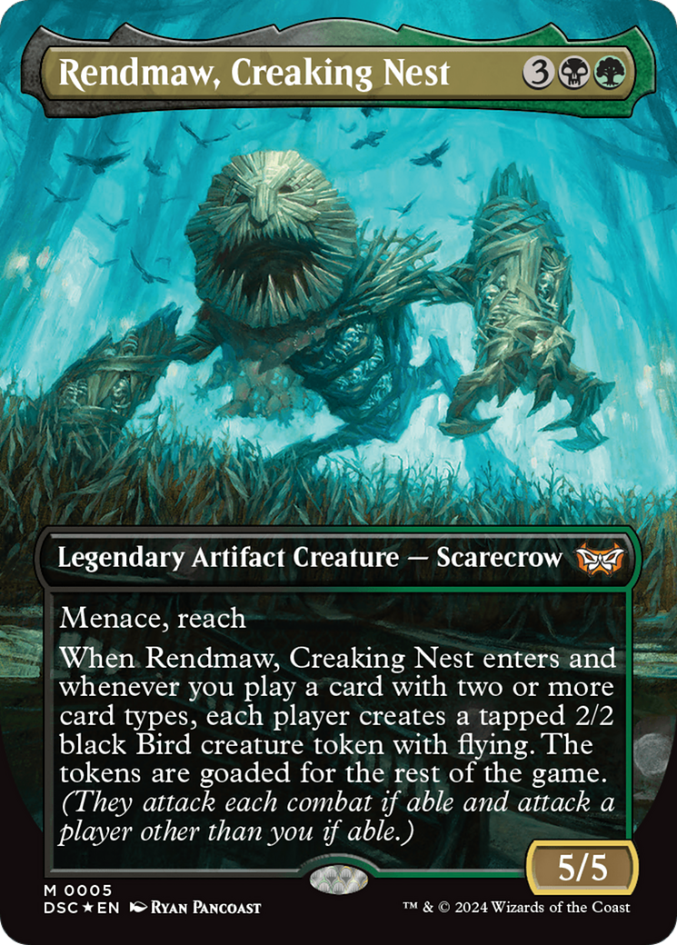 Rendmaw, Creaking Nest (Borderless) [Duskmourn: House of Horror Commander] [Foil]
