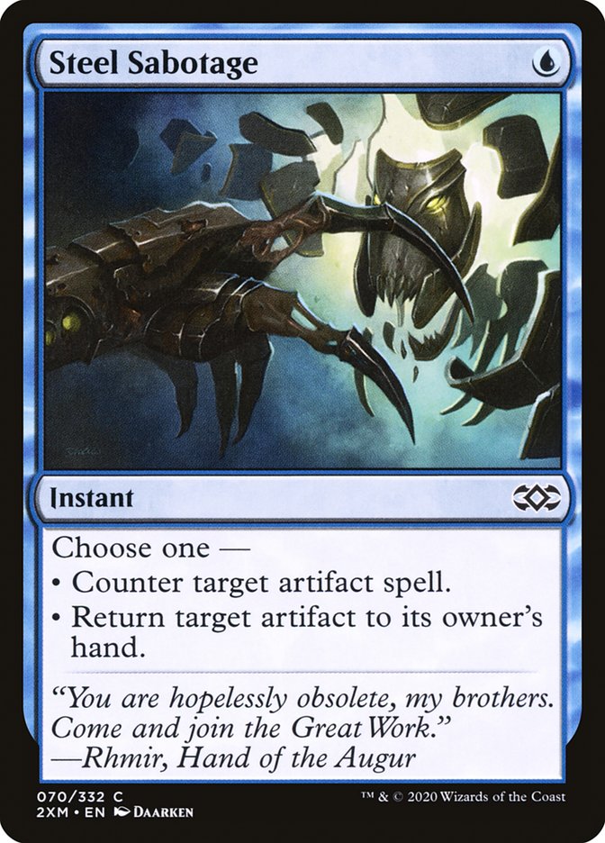 Steel Sabotage [Double Masters] [Foil]