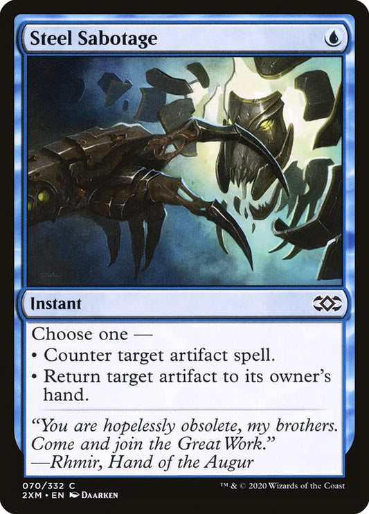 Steel Sabotage [Double Masters] [Foil]