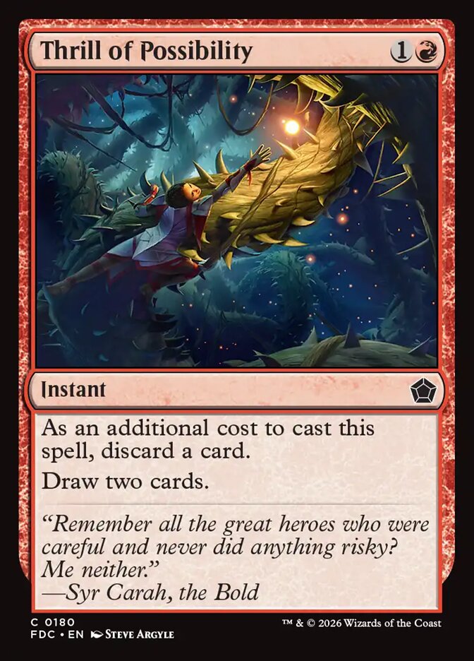 Thrill of Possibility [Foundations Commander]