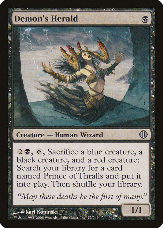 Demon's Herald [Shards of Alara] [Foil]