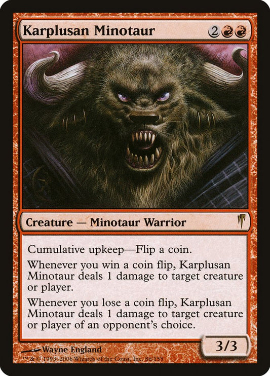 Karplusan Minotaur [Coldsnap] [Foil]