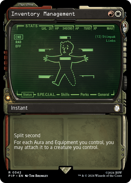 Inventory Management (Showcase) [Fallout] [Foil]