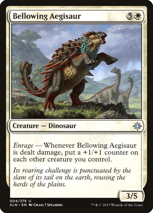 Bellowing Aegisaur [Ixalan] [Foil]