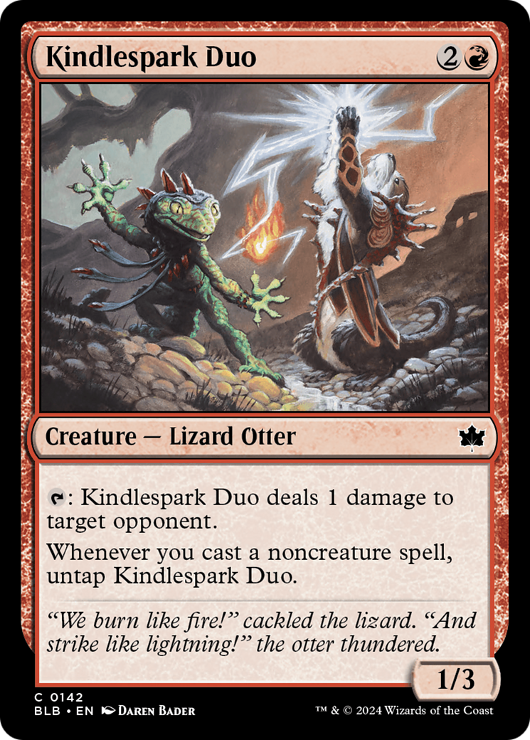 Kindlespark Duo [Bloomburrow] [Foil]