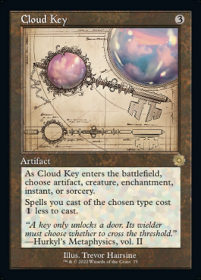 Cloud Key (Retro Schematic) [The Brothers' War Retro Artifacts] [Foil]