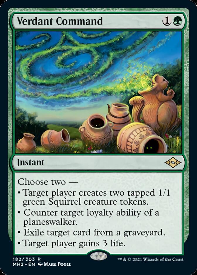 Verdant Command [Modern Horizons 2] [Foil]