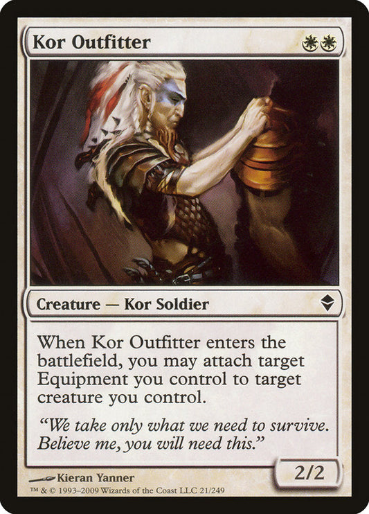 Kor Outfitter [Zendikar] [Foil]