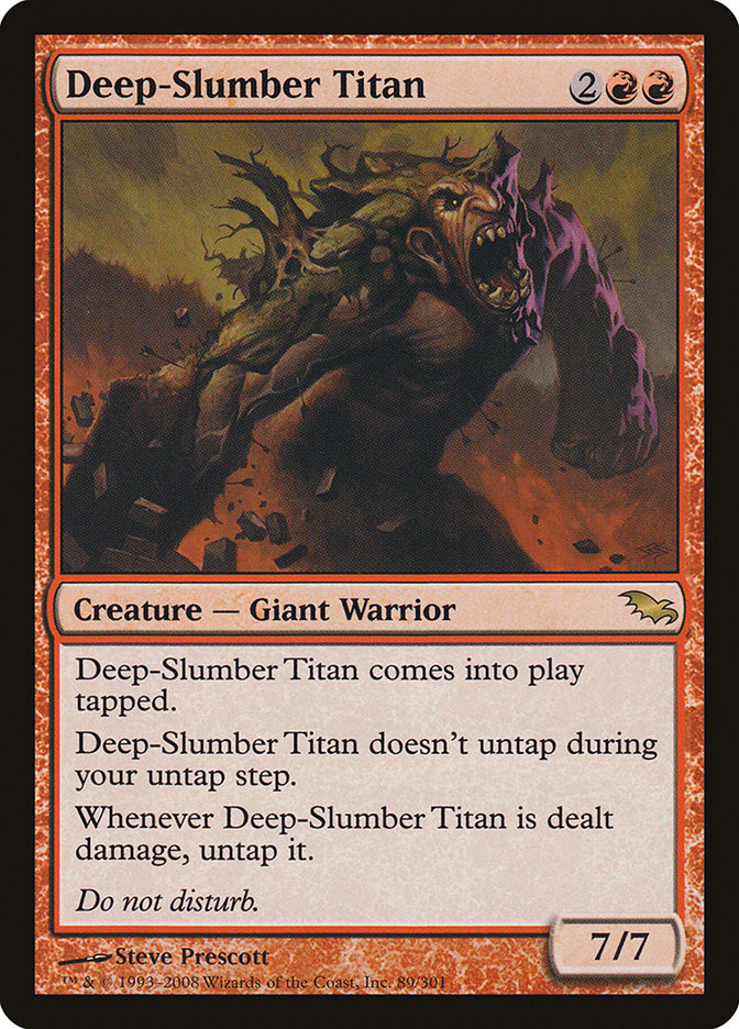 Deep-Slumber Titan [Shadowmoor] [Foil]