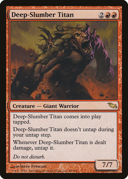 Deep-Slumber Titan [Shadowmoor] [Foil]