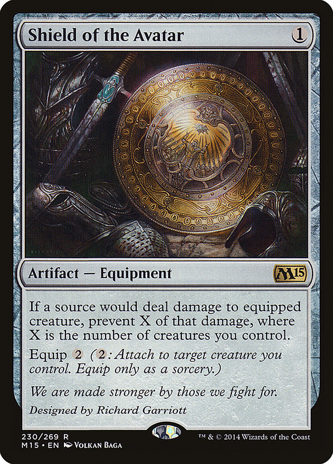 Shield of the Avatar [Core Set 2015] [Foil]