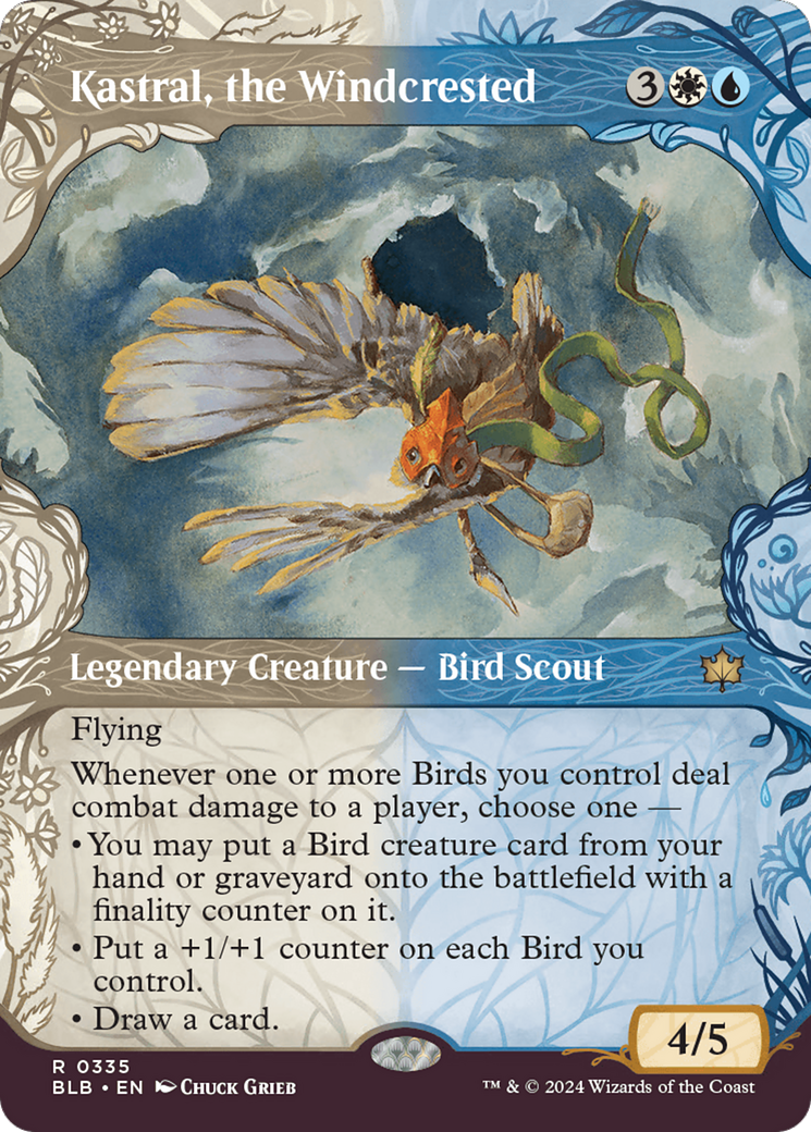 Kastral, the Windcrested (Showcase) [Bloomburrow] [Foil]