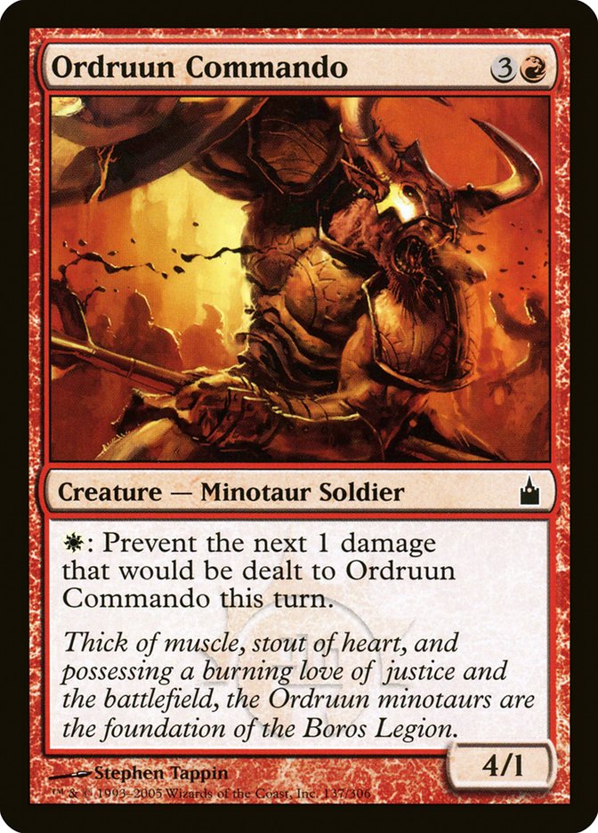 Ordruun Commando [Ravnica: City of Guilds] [Foil]