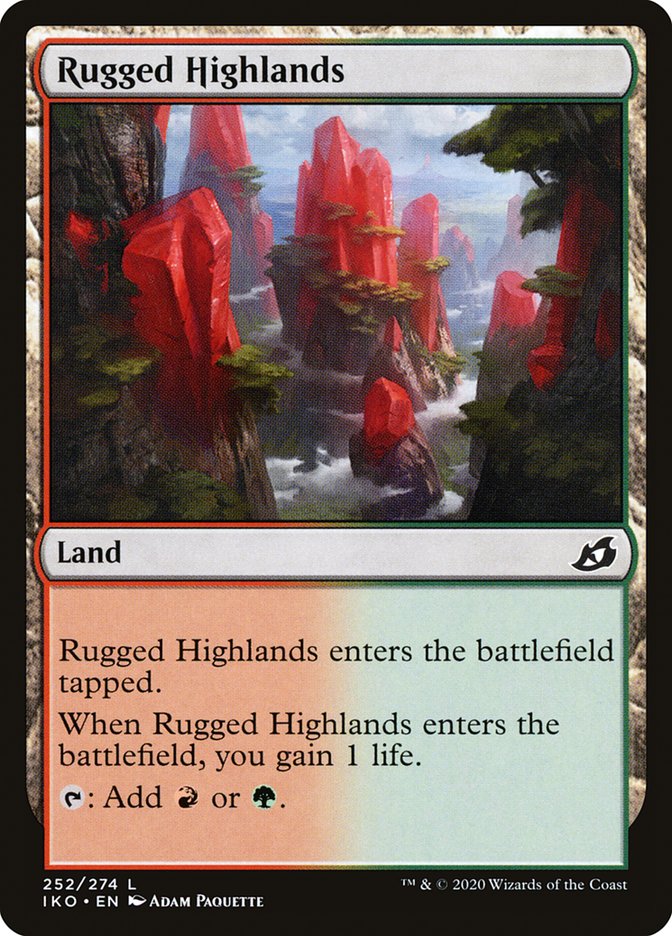 Rugged Highlands [Ikoria: Lair of Behemoths] [Foil]