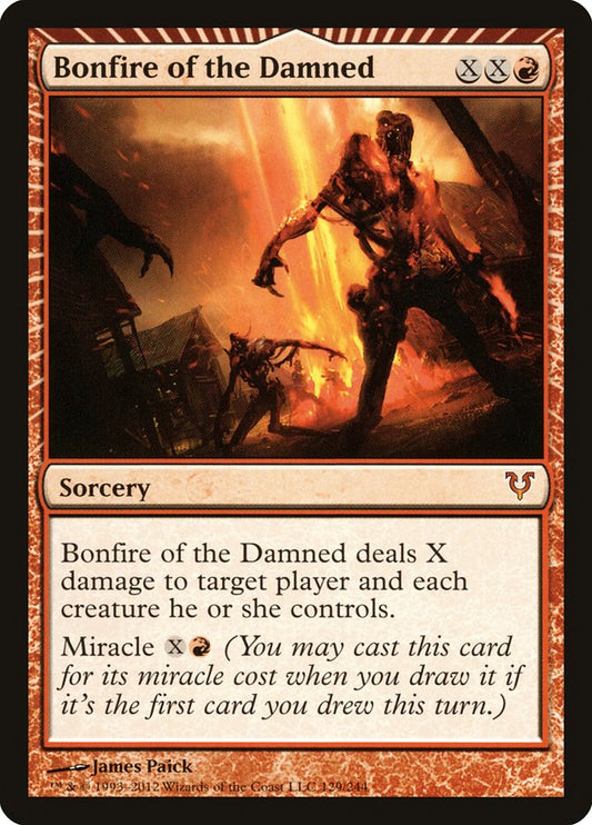 Bonfire of the Damned [Avacyn Restored] [Foil]