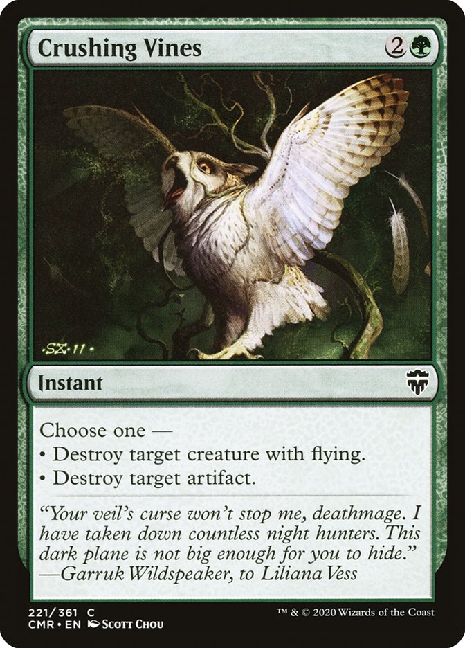 Crushing Vines [Commander Legends] [Foil]