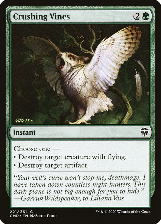 Crushing Vines [Commander Legends] [Foil]