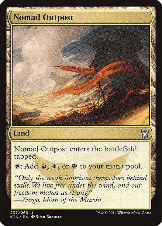 Nomad Outpost [Khans of Tarkir] [Foil]
