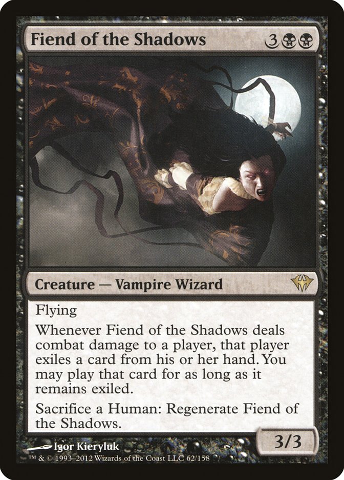 Fiend of the Shadows [Dark Ascension] [Foil]
