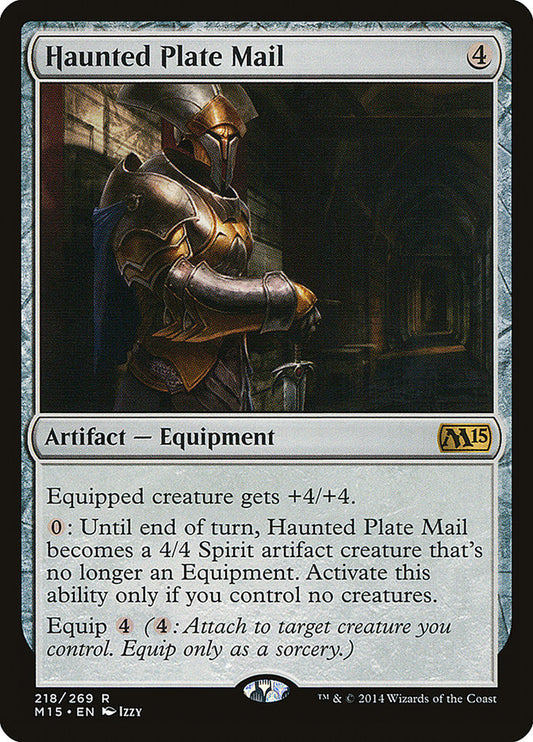 Haunted Plate Mail [Core Set 2015] [Foil]