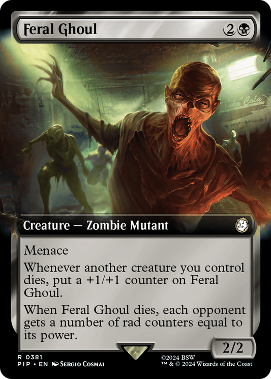 Feral Ghoul (Extended Art) [Fallout] [Foil]