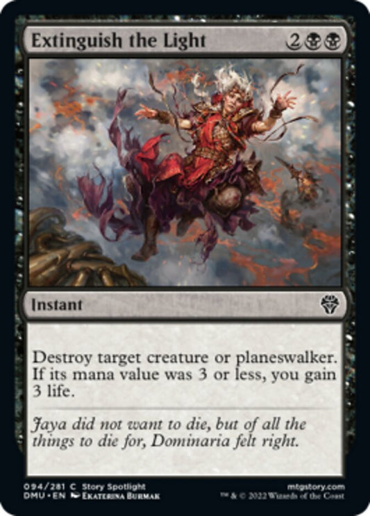 Extinguish the Light [Dominaria United] [Foil]