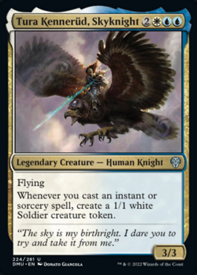 Tura Kennerud, Skyknight [Dominaria United] [Foil]