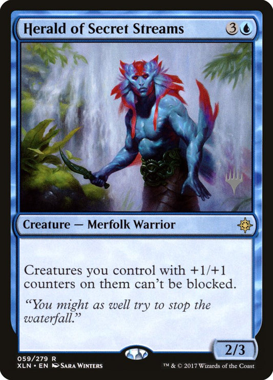 Herald of Secret Streams (Promo Pack) [Ixalan Promos] [Foil]