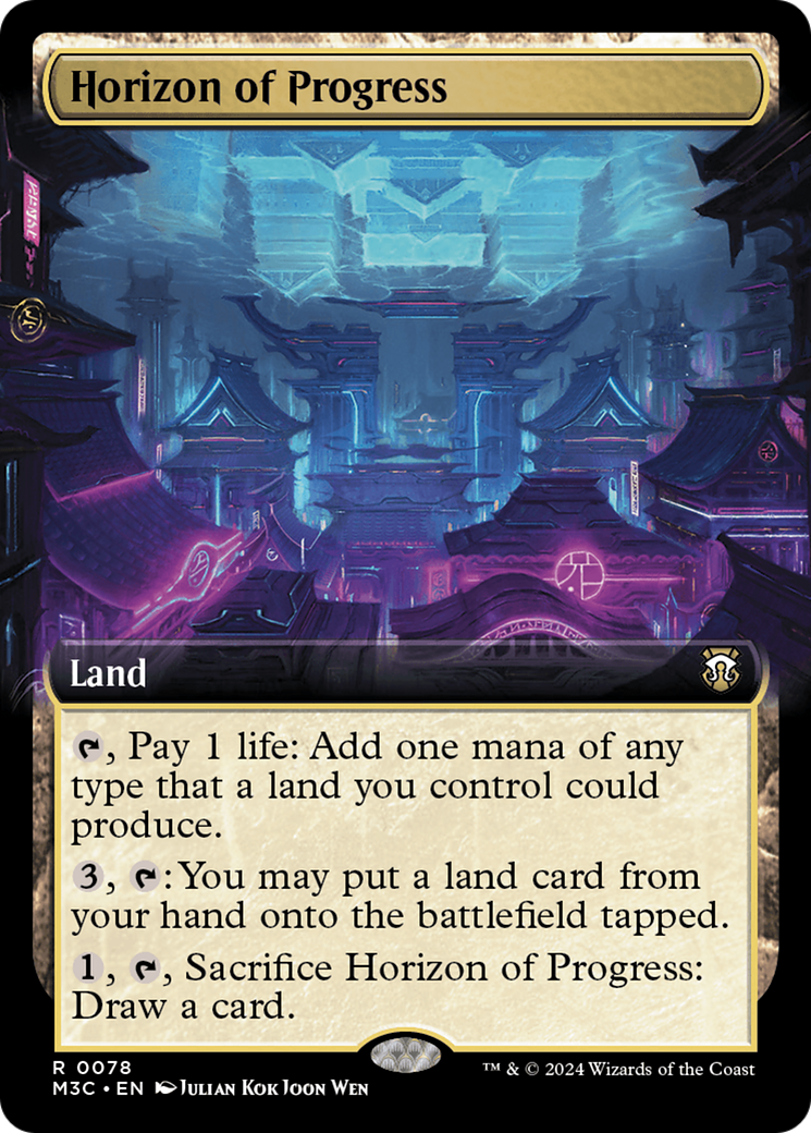 Horizon of Progress (Extended Art) [Modern Horizons 3 Commander] [Foil]