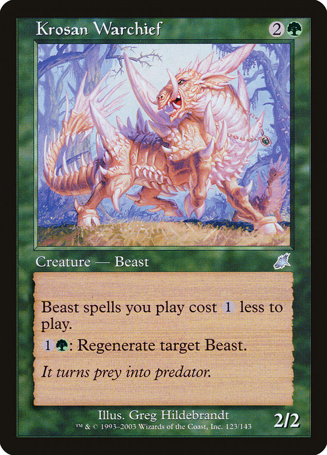 Krosan Warchief [Scourge] [Foil]