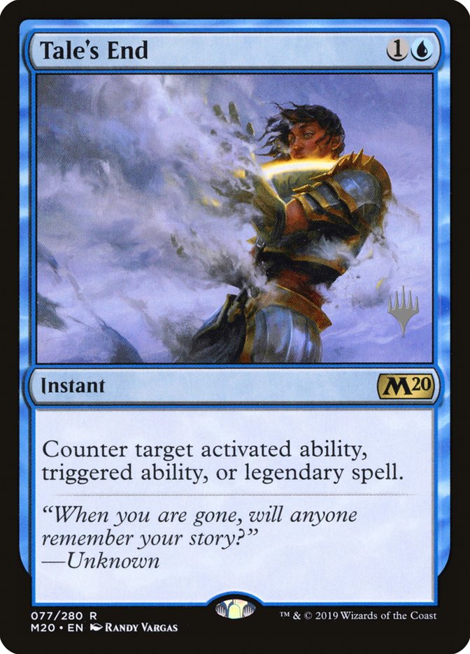 Tale's End (Promo Pack) [Core Set 2020 Promos] [Foil]