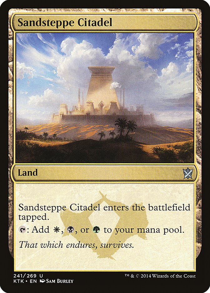 Sandsteppe Citadel [Khans of Tarkir] [Foil]