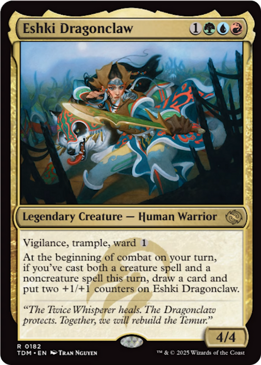 Eshki Dragonclaw [Tarkir: Dragonstorm] [Foil]