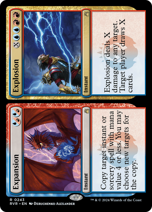 Expansion // Explosion [Ravnica Remastered] [Foil]