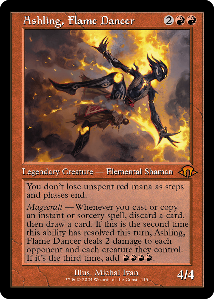 Ashling, Flame Dancer (Retro) [Modern Horizons 3] [Foil]